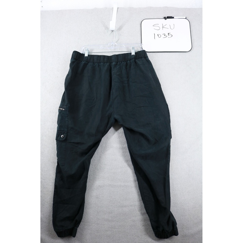 Banana Republic Soft Cargo Ten Jogger Pants Mens XL Black 536089-01 Lyocell